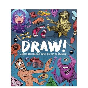 Draw 英文进口原版 外文原版 预售 图书 Bean 画 Brett 艺术画册画集