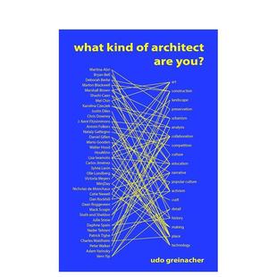 英文进口原版 Greinacher Kind Are You? Architect What 建筑设计图书Udo 你是哪种建筑师？ 预售