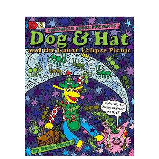 the 预售 Dog 儿童漫画Darin 图书 英文进口原版 Hat 狗和帽子与月食野餐 Eclipse Lunar and Shuler外文正版 Picnic