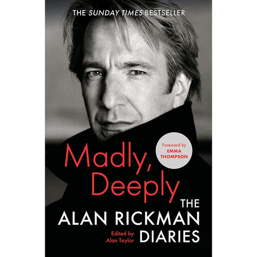 【预售】【斯内普教授】 Madly Deeply: The Alan Rickman Diaries，疯狂与深情：艾伦·瑞克曼日记（简装）英文原版图书进口 传记