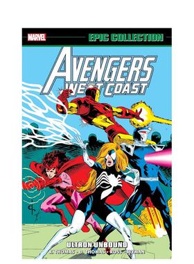 【预售】复仇者联盟西海岸史诗集：奥创无界 Avengers West Coast Epic Collection: Ultron Unbound  英文漫画 外文进口原版图书