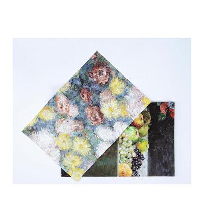 【预售】莫奈花卉包装纸 Flowers， Claude Monet Wrapping Paper Book 原版包装纸Claude Monet