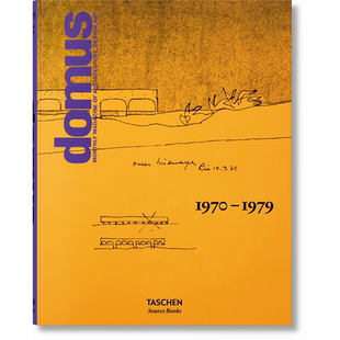 【现货】domus 1970–1979,多莫斯设计 1970–1979 英文原版图书籍进口正版 Charlotte & Peter Fiell 综合设计 TASCHEN