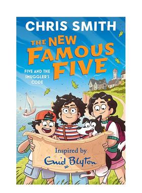 【预售】【五人探险队】五人组与走私密码之谜 【The New Famous Five】Five and the Smuggler's Code 英文进口原版儿童故事图书