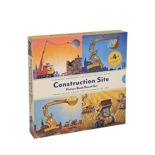 【现货】晚安工地故事绘本礼盒套装（一套4册） Construction Site Picture Book Boxed Set 英文进口原版儿童绘本图书Sherri Dus