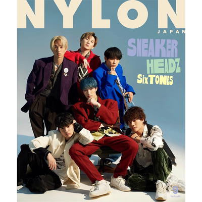 【现货】Nylon Japan(日本) 2021年09期 9月刊 封面：SixTONES 日文原版杂志期刊进口 时尚综合杂志 单期