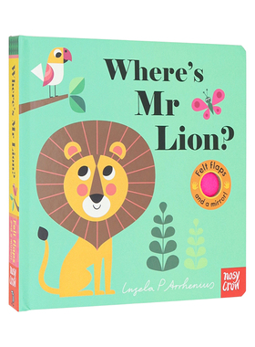 【现货】【毛毡翻翻书】狮子先生在哪呢？ 塞恩斯伯里童书奖得主 【Felt Flaps】Where's Mr Lion? 原版英文儿童趣味