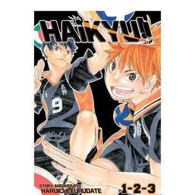 【预售】排球少年 三合一套装 Haikyu!! (3-in-1 Edition)， Vol. 1  英文漫画 外文进口原版图书籍VIZ Media