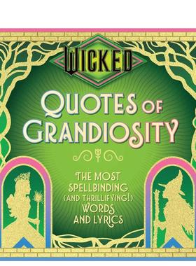 【预售】豪言隽语 Quotes of Grandiosity 英文进口原版生活图书Insight Editions外文