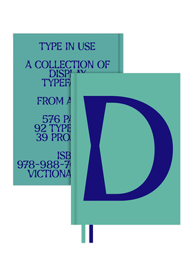 【现货】标题字体应用：标题字体作品集 Display in Use?:?A Collection of Display Typefaces 英文进口原版平面设计图书Viction