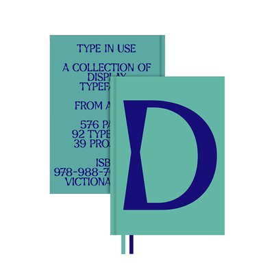 【现货】标题字体应用：标题字体作品集 Display in Use?:?A Collection of Display Typefaces 英文进口原版平面设计图书Viction