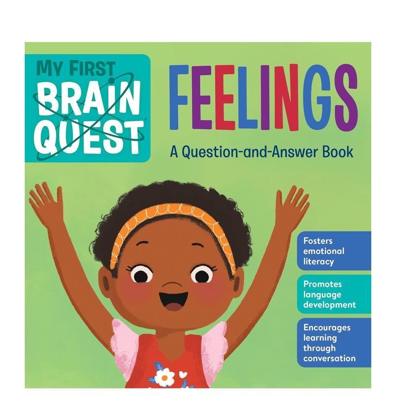 【预售】【初尝智力探索】情感My First Brain Quest Feelings英文进口原版儿童语言概念启蒙图书Workman Publishing外文正版
