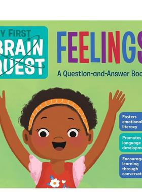 【预售】【初尝智力探索】情感My First Brain Quest Feelings英文进口原版儿童语言概念启蒙图书Workman Publishing外文正版