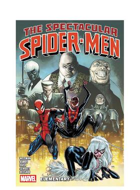 【预售】漫威 神奇蜘蛛侠 卷2：元素 The Spectacular Spider-Men Vol. 2: Elementary 英文进口原版漫画Humberto Ramos外文图书M