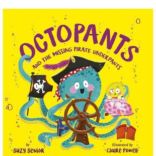 Underpants英文进口原版 Missi 河豚内裤 the Missing and 章鱼和消失 Octopants 图书儿童绘本 Pirate 现货