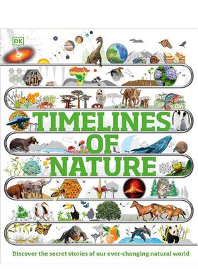 【现货】自然界的时间线 Timelines Of Nature 进口原版英文儿童绘本9岁-12岁DK外文图书籍