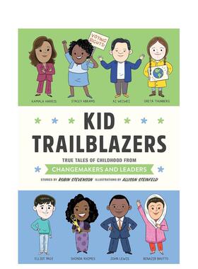 【预售】【名人童年故事】创始人们Kid Trailblazers【Kid Legends】英文进口原版儿童图书青少年读物Robin Stevenson;  Allison
