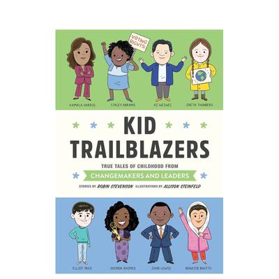 【预售】【名人童年故事】创始人们Kid Trailblazers【Kid Legends】英文进口原版儿童图书青少年读物Robin Stevenson;  Allison