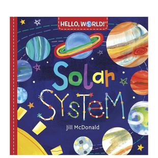 世界 太阳系 System英文儿童图书籍进口原版 预售 Doubleday启蒙绘本 Solar 你好 World Hello