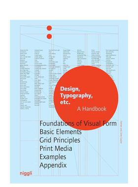 【现货】Design, Typography etc: A Handbook，设计排版手册 英文进口原版平面设计图书正版Damien Gautier and Claire Gautier