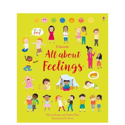 【预售】【All about】 Feelings，关于感觉的一切 英文儿童绘本 Felicity Brooks, Frankie Allen, Mar Ferrero