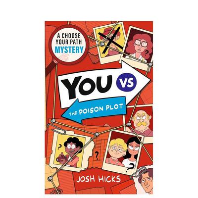 【预售】你VS毒药阴谋 YOU VS The Poison Plot 英文进口原版儿童图书青少年读物Josh Hicks