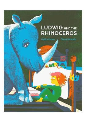 【预售】路德维希和犀牛Ludwig and the Rhinoceros英文进口原版图书儿童绘本Schneider  Noemi3-6岁