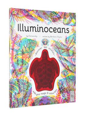 【现货】幻彩魔法三色镜：海洋探索【Illumi】Illuminoceans英文儿童图书籍进口原版Wide Eyed Editions3-6岁