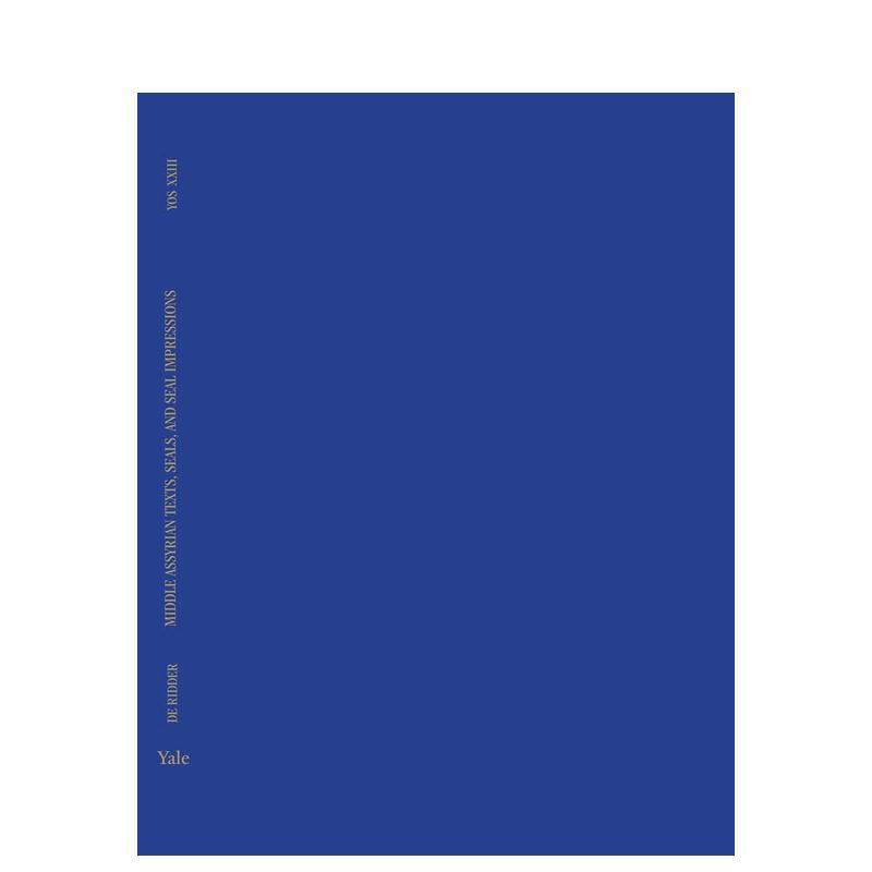 【现货】Middle Assyrian Texts, Seals, And Seal I中亚述时期文本与印章图录 英文进口原版艺术画册画集图书籍Jacob Jan de Rid