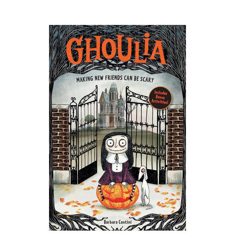 【预售】茱莉亚：交新朋友不可怕 1 Ghoulia: Making New Friends Can Be Scary (Book #1) 英文进口原版儿童章节书Barbara Canti