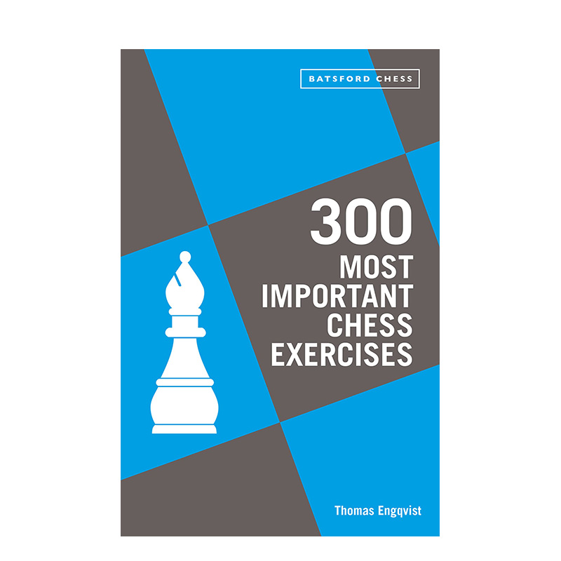 【预售】300个*重要的国际象棋练习 300 Most Important Chess Exercises原版英文生活综合