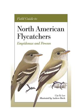 【预售】Field Guide to North American Flycatchers: Empidonax and Pewees北美捕蝇鸟野外指南 英文进口原版人文社科图书 Cin-