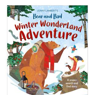 Bear 预售 Lambert and Wonderland 熊和小鸟 Winter 约翰尼·兰伯特 Adventure英文儿童图书籍 冬日奇境冒险Jonny Bird