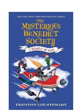 【预售】神秘的本笃会 世纪之谜 The Mysterious Benedict Society and the Riddle of Ages  英文进口原版青少年读物儿童图书Lit
