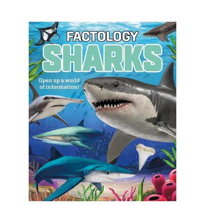 【现货】【事实学派】鲨鱼 Factology: Sharks 英文进口原版儿童绘本图书 科普百科Button Books