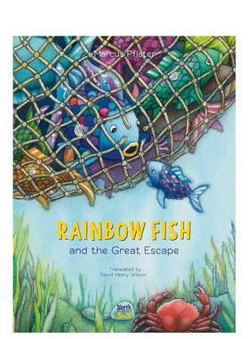 【预售】彩虹鱼与大逃亡 Rainbow Fish and the Great Escape 英文进口原版儿童绘本图书MARCUS PFISTER外文正版