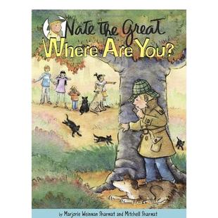 YOU?英文进口原版 Weinman 小侦探内特 Marjorie 6岁Sharmat 章节书儿童图书籍3 ARE WHERE 你在哪里?NATE 现货