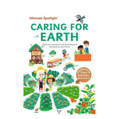 【现货】【极致焦点翻翻立体书】关爱地球【Ultimate Spotlight】Caring for Earth英文进口原版儿童趣味图书Sophie Dussausois3-
