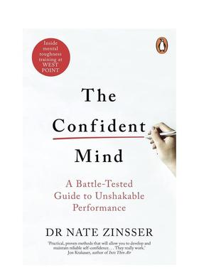 【预售】自信的心态 The Confident Mind 英文进口原版商业行销图书Zinsser  Nathaniel