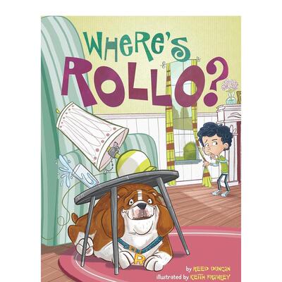 【预售】罗洛在哪儿?WHERE’S ROLLO?英文进口原版章节书儿童图书籍3-6岁DUNCAN  REED