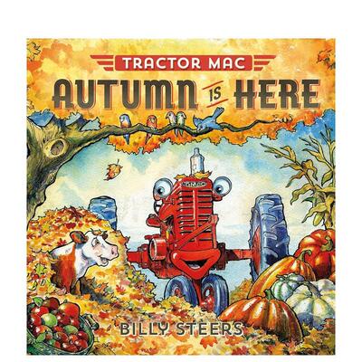 【现货】【拖拉机麦克】秋天来了 Tractor Mac Autumn Is Here 英文进口原版儿童绘本图书Billy Steers外文正版
