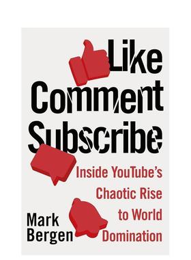 【预售】点赞、评论、订阅 Like  Comment  Subscribe英文进口原版图书籍正版商业行销图书