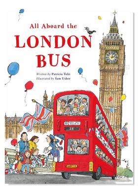 【现货】伦敦巴士上的一切 All Aboard the London Bus 英文原版进口外版图书 儿童知识百科
