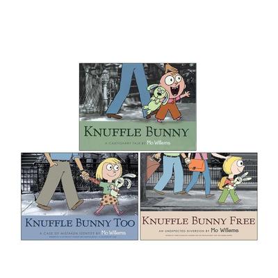 【预售】Knuffle Bunny Free: An Unexpected Diversion自由的毛绒兔子：意想不到的转移 英文进口原版儿童绘本图书 Mo Willems