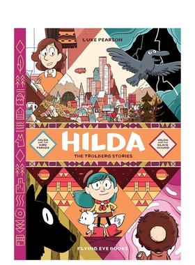 【现货】特罗尔贝格故事集（3希尔达与鸟人游行+4希尔达与黑色猎狗）The Trolberg Stories 原版英文儿童漫画