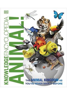 【预售】动物知识百科全书【DK Knowledge Encyclopedia】Knowledge Encyclopedia Animal!英文进口原版儿童图书青少年读物DK3-6岁