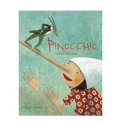 【预售】【经典童话名作绘本系列】木偶奇遇记【Masterpiece Series】Pinocchio英文儿童图书籍进口原版White star3-6岁