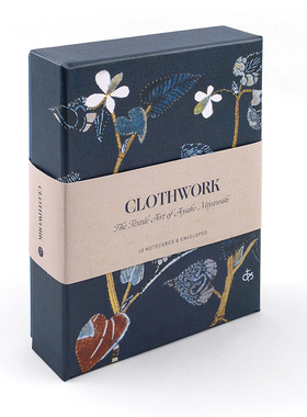 【现货】【翰德原版】Clothwork Notecards，布艺作品卡片 英文原版图书籍进口正版 Ayako Miyawaki 卡牌 Princeton Architec