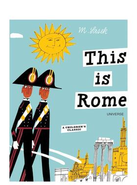 【预售】This is Rome【Miroslav Sasek】这就是罗马 英文进口原版儿童绘本图书 Miroslav Sasek