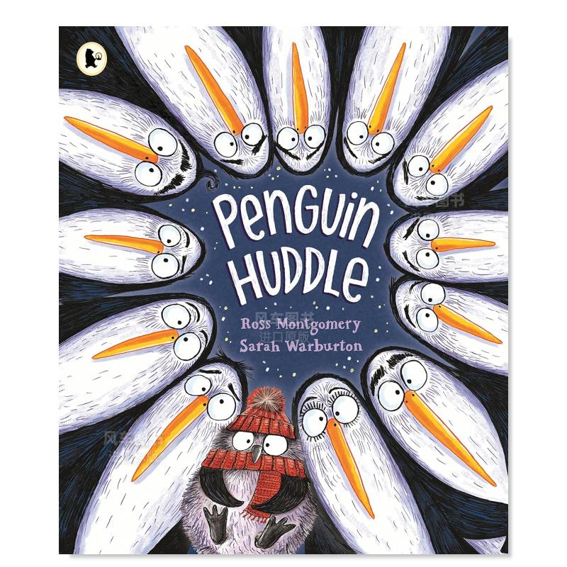 【现货】企鹅抱团行动(平装版) Penguin Huddle英文儿童绘本原版图书外版进口书籍Ross Montgomery